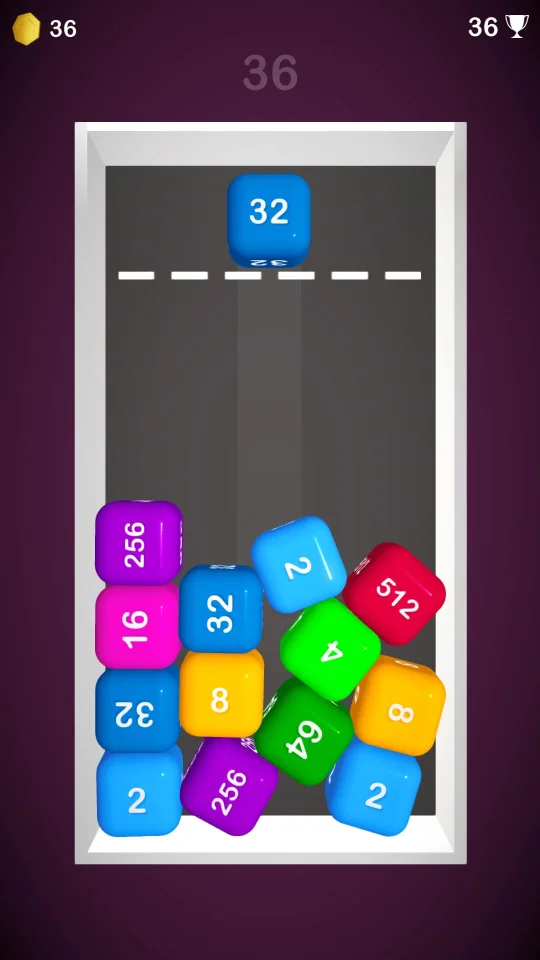 Merge Cube 2048 — screenshot 1