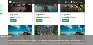 Stock Photography Template Source