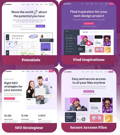 Martex - Software, SaaS & Startup Landing Page WordPress Theme with Automatic AI Content Writer — screenshot 3