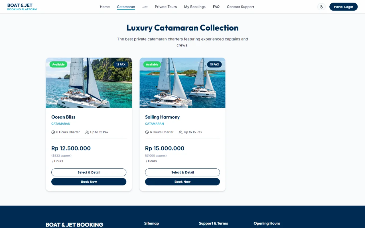 Boat & Jet Ski Booking Platform — screenshot 3