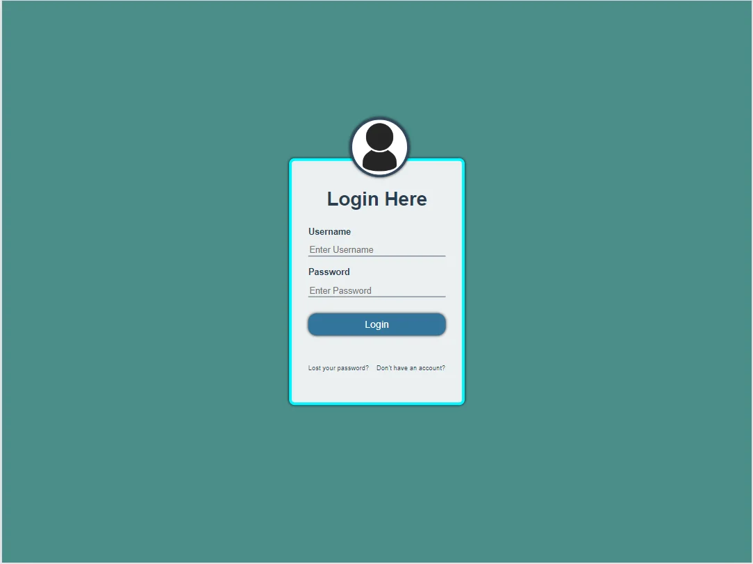 Basic Login Page — screenshot 4