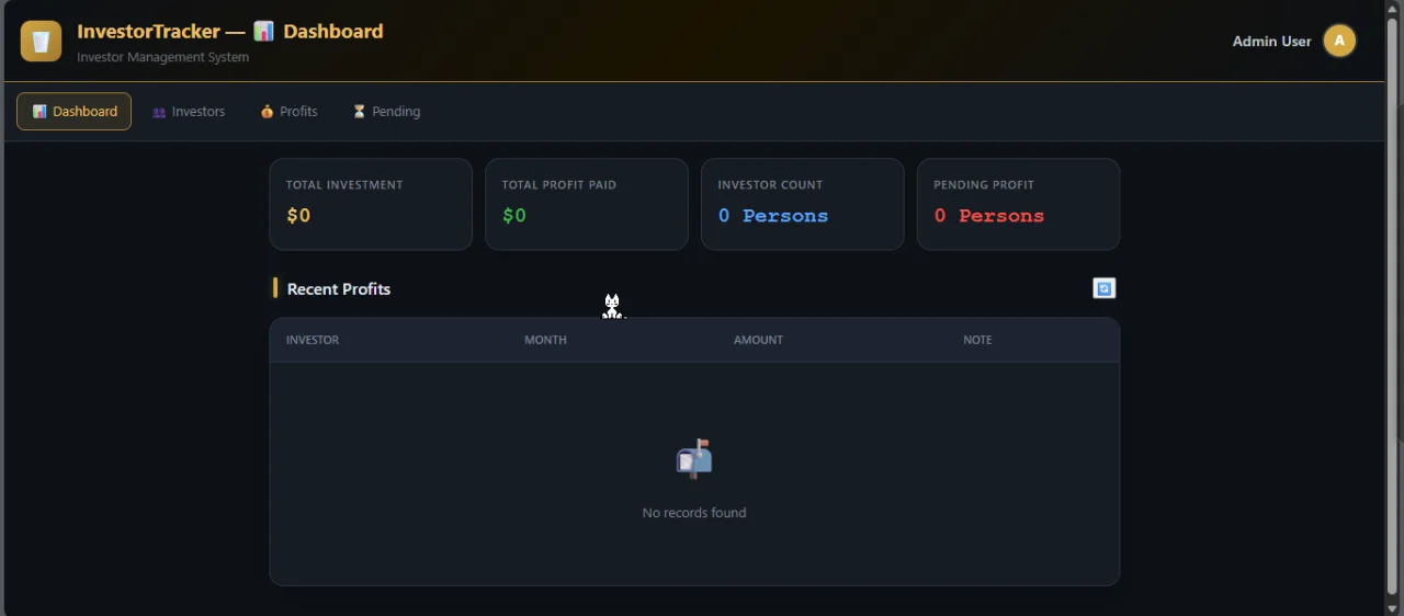 InvestorTracker — screenshot 5