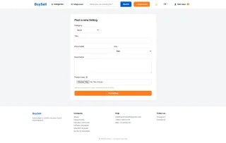 Buysell - PHP MySQL Marketplace Flutter App