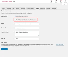 Barn2 WooCommerce Multiple Email Recipients