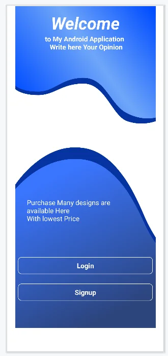 Signup and Login — screenshot 2