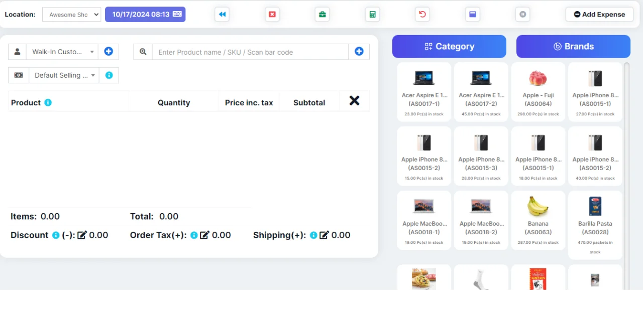 UltimatePOS V 6.3 (Aug 2024) — screenshot 1