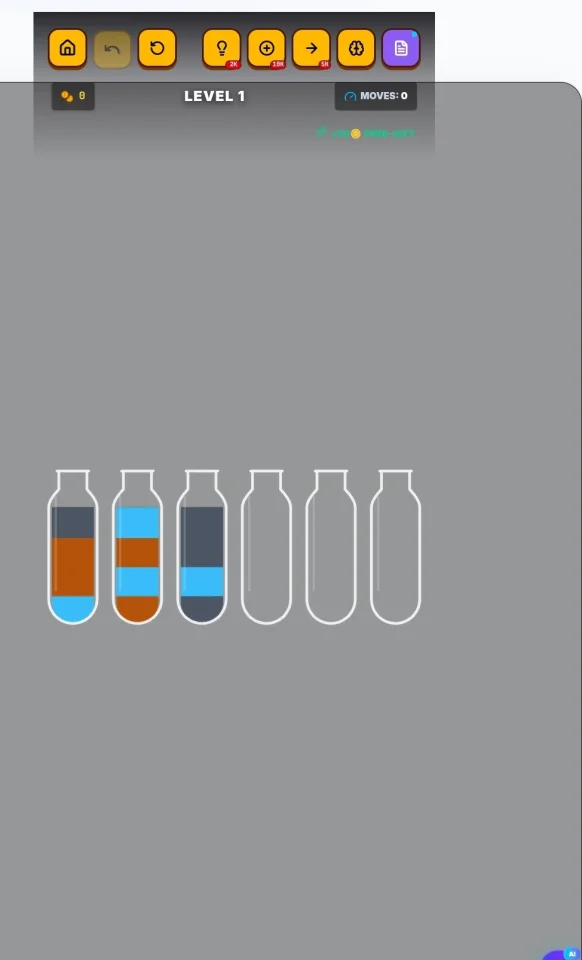 Water Sort Puzzle: Color Game AI — screenshot 4