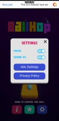 Ball Hop (Unity Game + AdMob + GDPR)