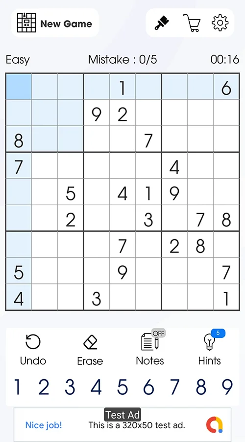 Sudoku Game Source Code — screenshot 1