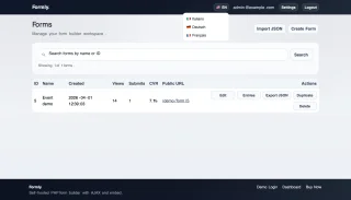 Formly - PHP Form Builder with Drag and Drop