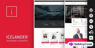 Icelander - Accessible Business Portfolio & WooCommerce WordPress Theme