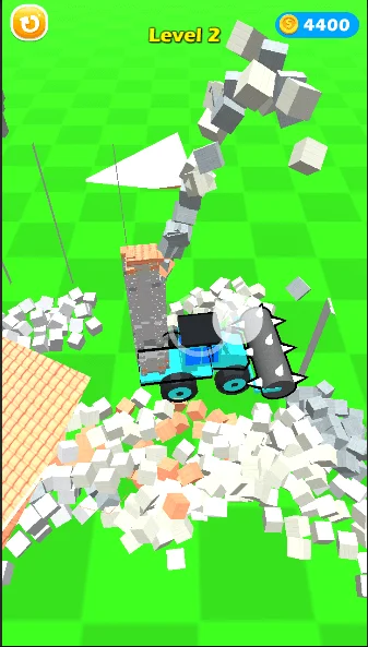 Demolition Car 3D Game Unity Source Code — screenshot 1