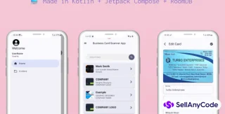 Business Card Scanner App Kotlin OCR + PDF/CSV Export