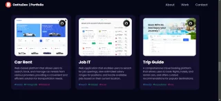 3D Modern Portfolio Web