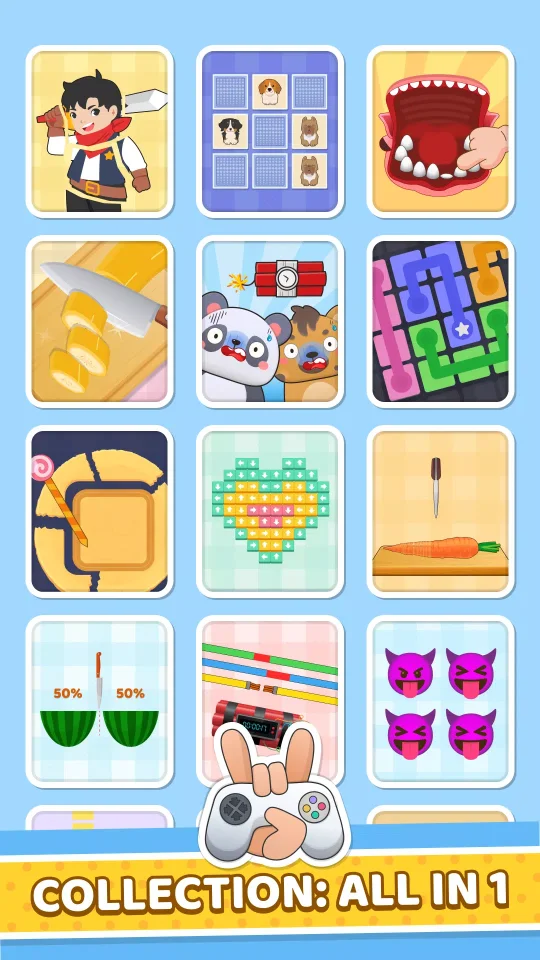 Mini Games Hub: Relax Brain — screenshot 1