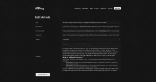 AIBlog PHP Script