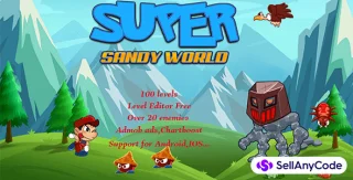 Super Sandy World Complete Game + Level Editor