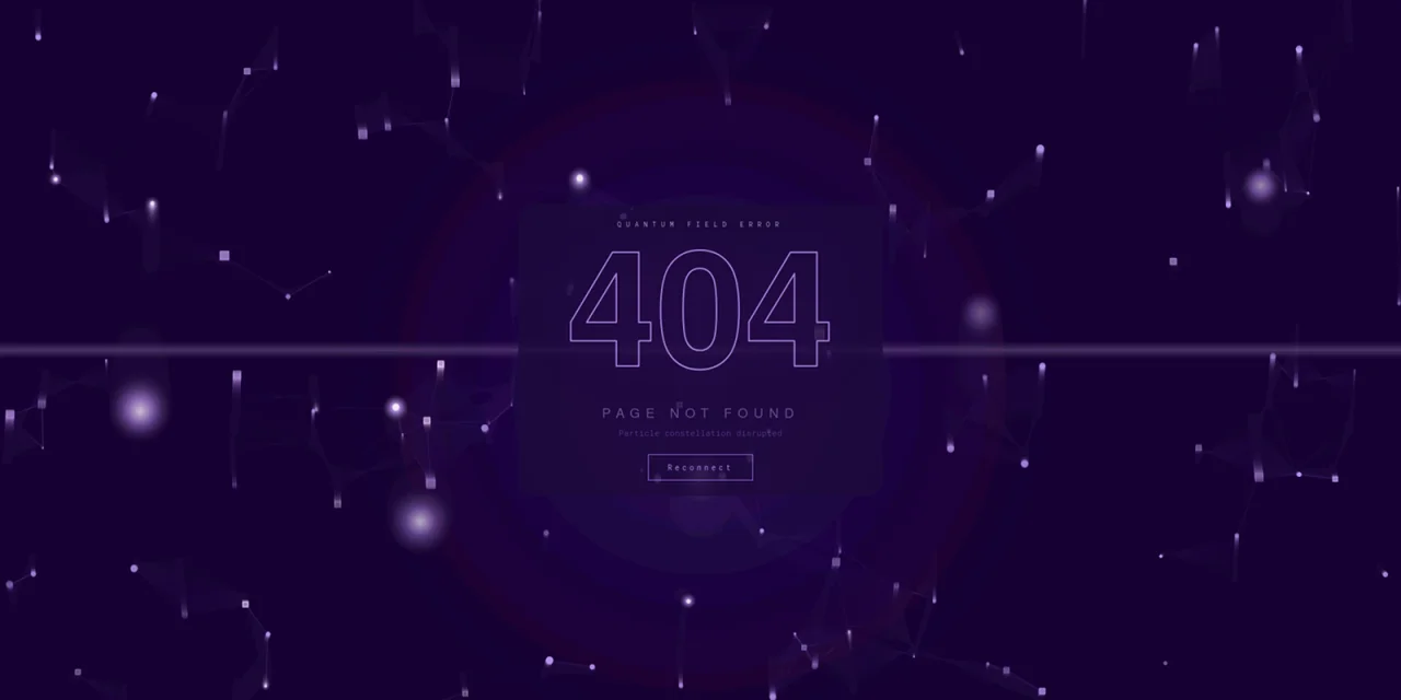 ERRATUM 10 Sci-Fi 404 Error Pages — screenshot 10
