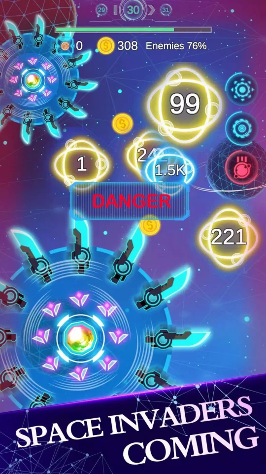 Helix Blast - Space War Defense [Unity 6000] — screenshot 1