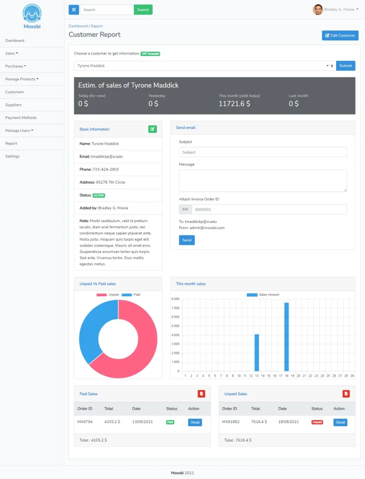Moxobi - Sales and Purchases Management System — screenshot 5