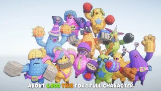 Party Monster Rumble Polyart