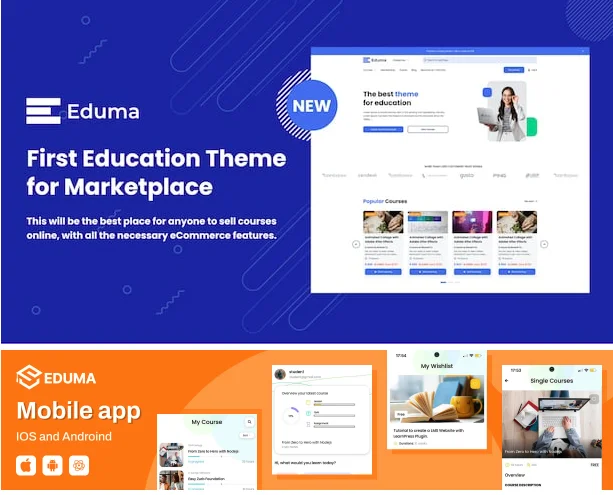Eduma New v5.3.8 - Education WordPress Theme — screenshot 1