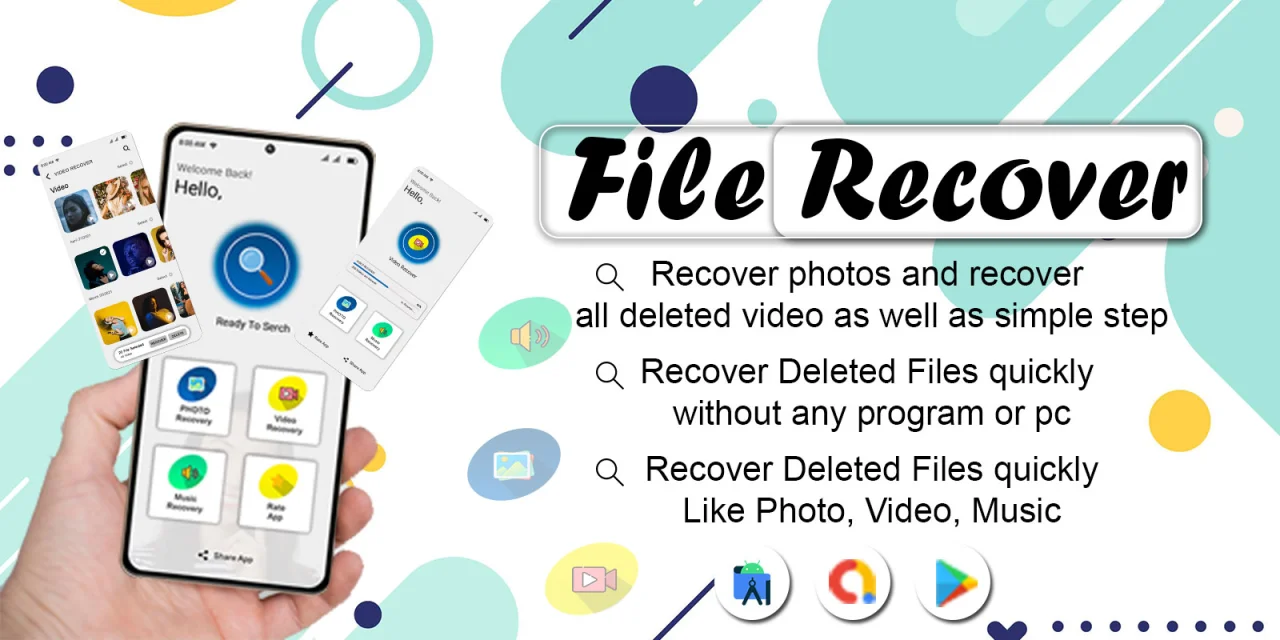 Deleted Photo Recovery & Restore Deleted Photos - Deleted FIle Recover Like Photo, Video and Music Files - Super Recovery — screenshot 1