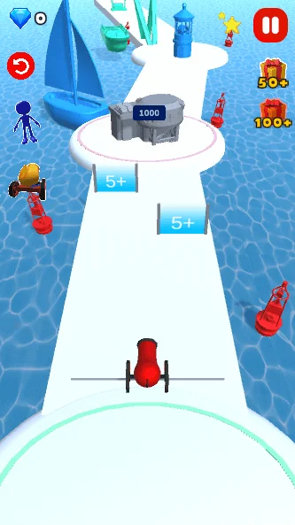 Mob Control: Stickman Cannon Shooter — screenshot 2