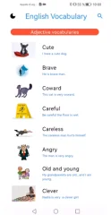 Flutter Learn Englsih Vocabulary App | English Course App (Source Code)