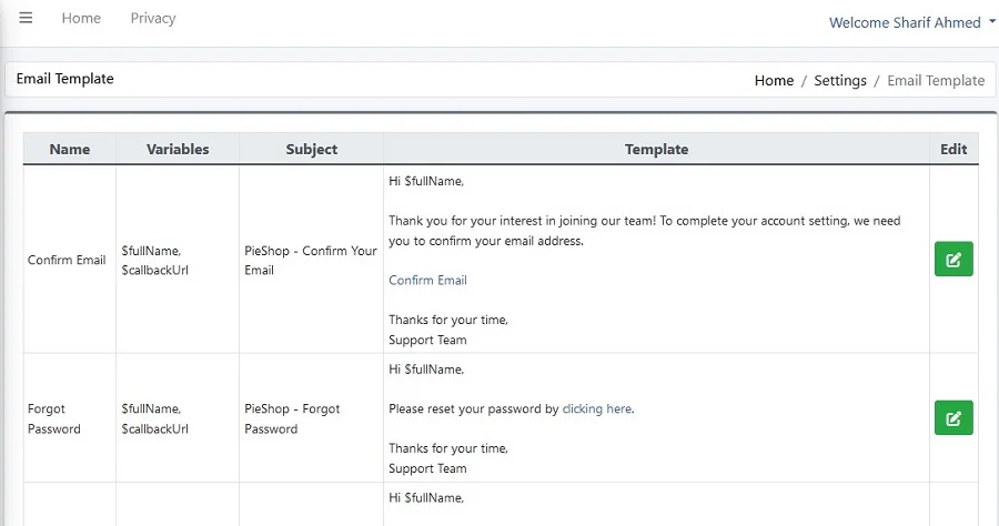 Clean Web App - ASP.NET Core 7 Web App Starter — screenshot 9