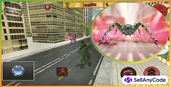 Spider Robot Transformation Game: Spider Robot Warrior 64 Bit Source Code