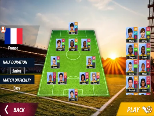 Top Football 2025 Match — screenshot 3