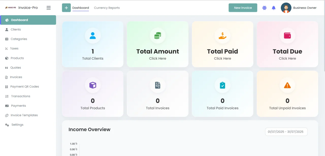 Invoice Pro SaaS Invoicing & Billing System — screenshot 3