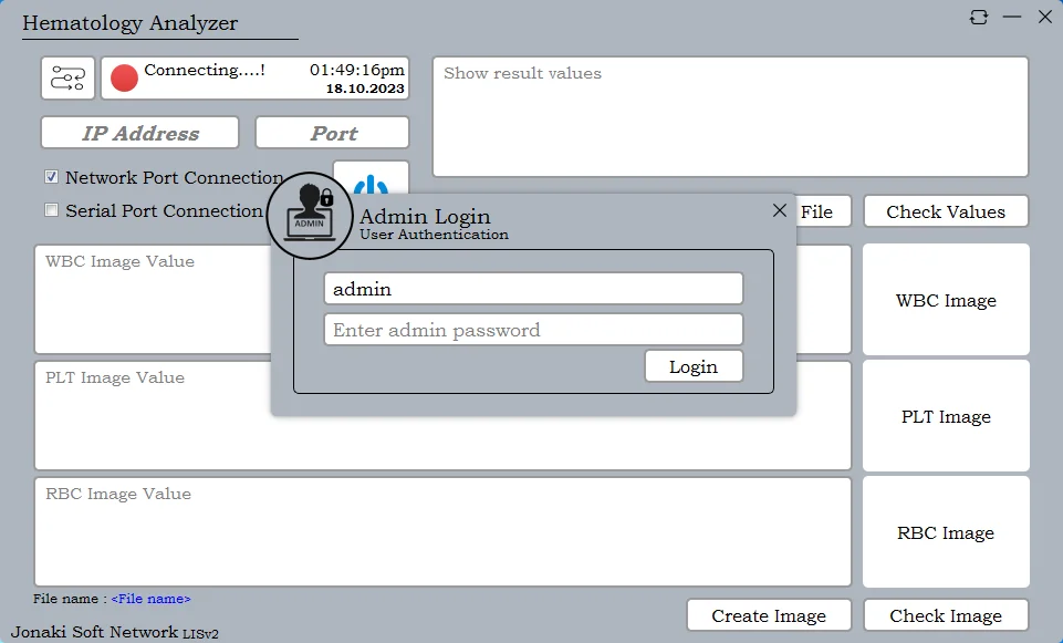 Medical Data Receiver LISv2: Hematology Analyzer Analyzer Integration — screenshot 1