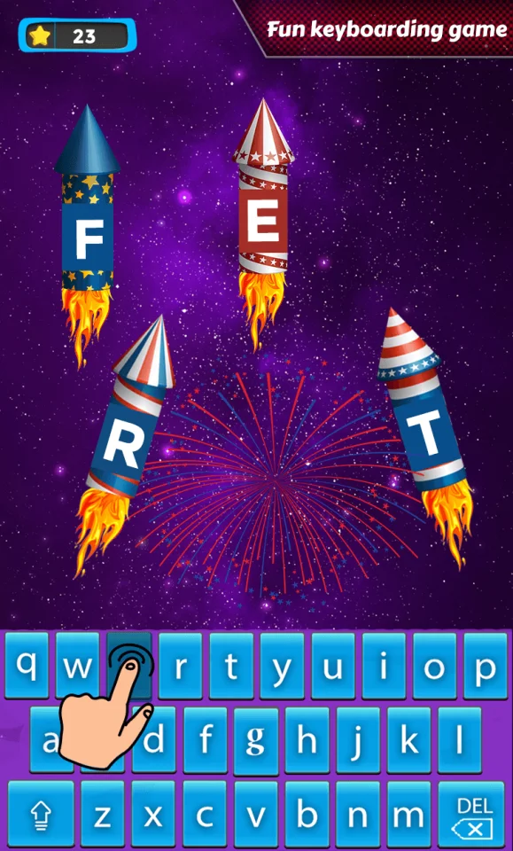 New Space Typer: Speed Rocket Typing Free — screenshot 2