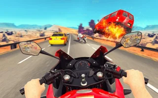 Bike Attack Race: Highway Tricky Stunt Rider