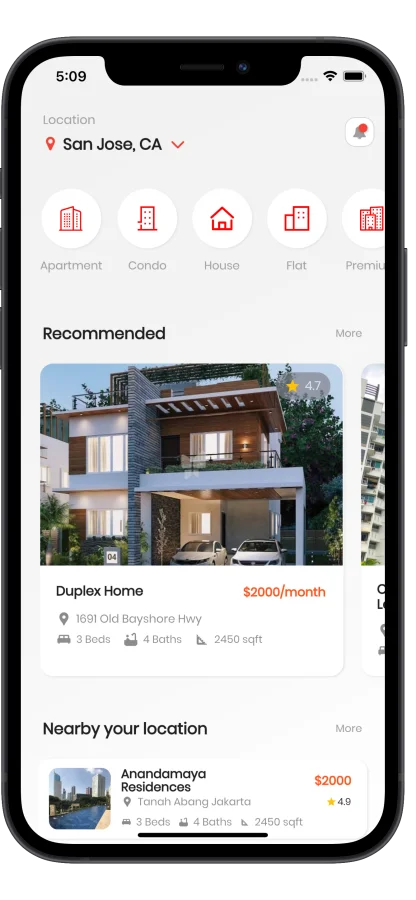 HomeRental - Full Flutter v.2.10 App with Chat | Web Admin Panel — screenshot 2