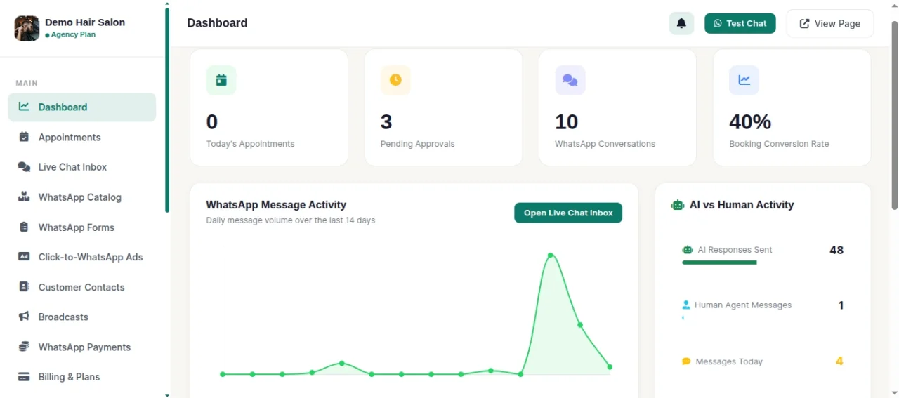 WAPIdesk - AI WhatsApp Chatbot SaaS — screenshot 5
