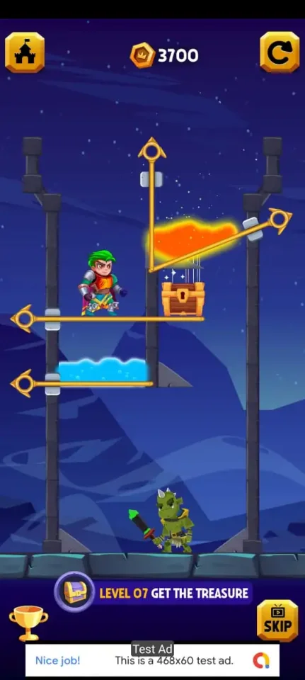 Hero Rescue Unity Game - 10 Ad Networks — screenshot 2