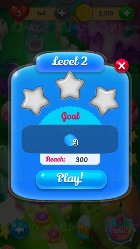 Candy Land Puzzle Unity Ads - IAP — screenshot 5