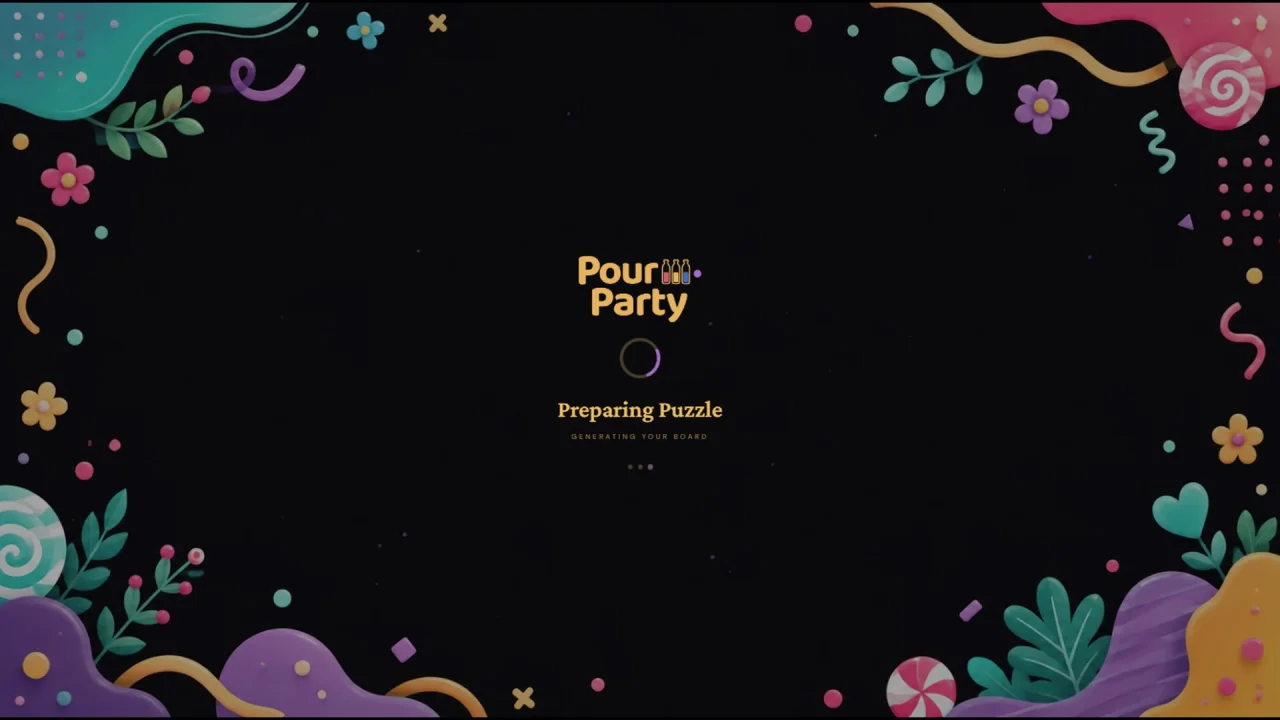 Pour Party | HTML5 Color Sort Game — screenshot 8