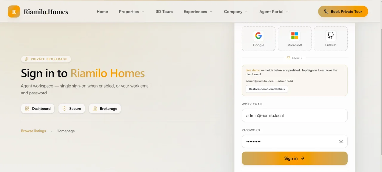 Riamilo Homes - Next.js Real Estate Template — screenshot 9