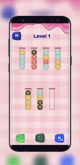 Sweet Donuts Sort Puzzle