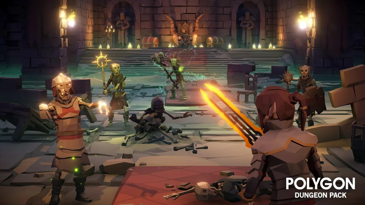 POLYGON Dungeons - Low Poly 3D Art by Synty — screenshot 9