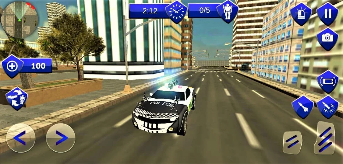 US Police Robot Car Revenge Transform 64 Bit Source Code — screenshot 3