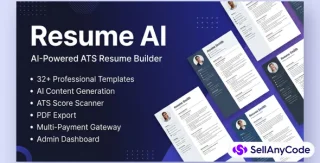 Resume AI the Ultimate AI-Powered Resume Builder & ATS Scanner (SaaS)