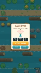 Croc River Crossing - HTML5 One-Tap Arcade Game (Source Code)