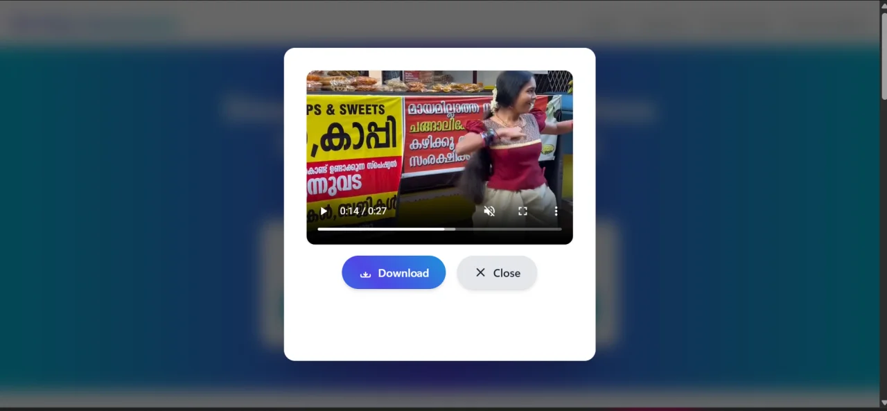 Facebook Tube - Reels & Videos Downloader PHP Script — screenshot 3