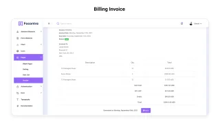 Focontra: Sales & Invoice Admin Dashboard