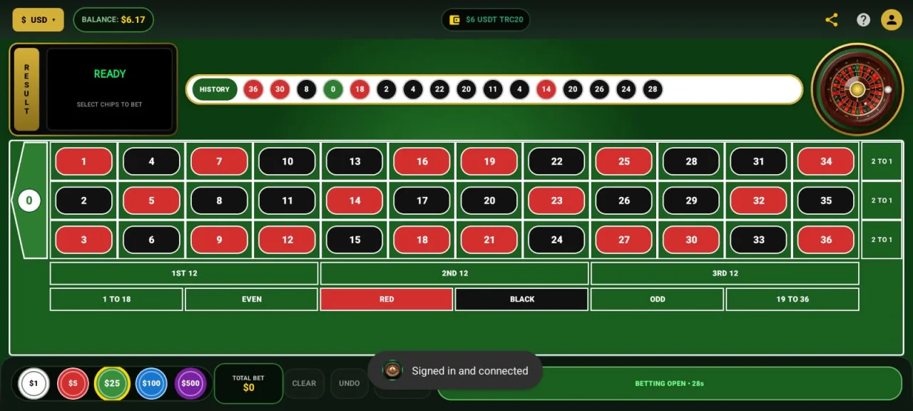 European Roulette Social Casino Android App with PHP Admin Panel — screenshot 1